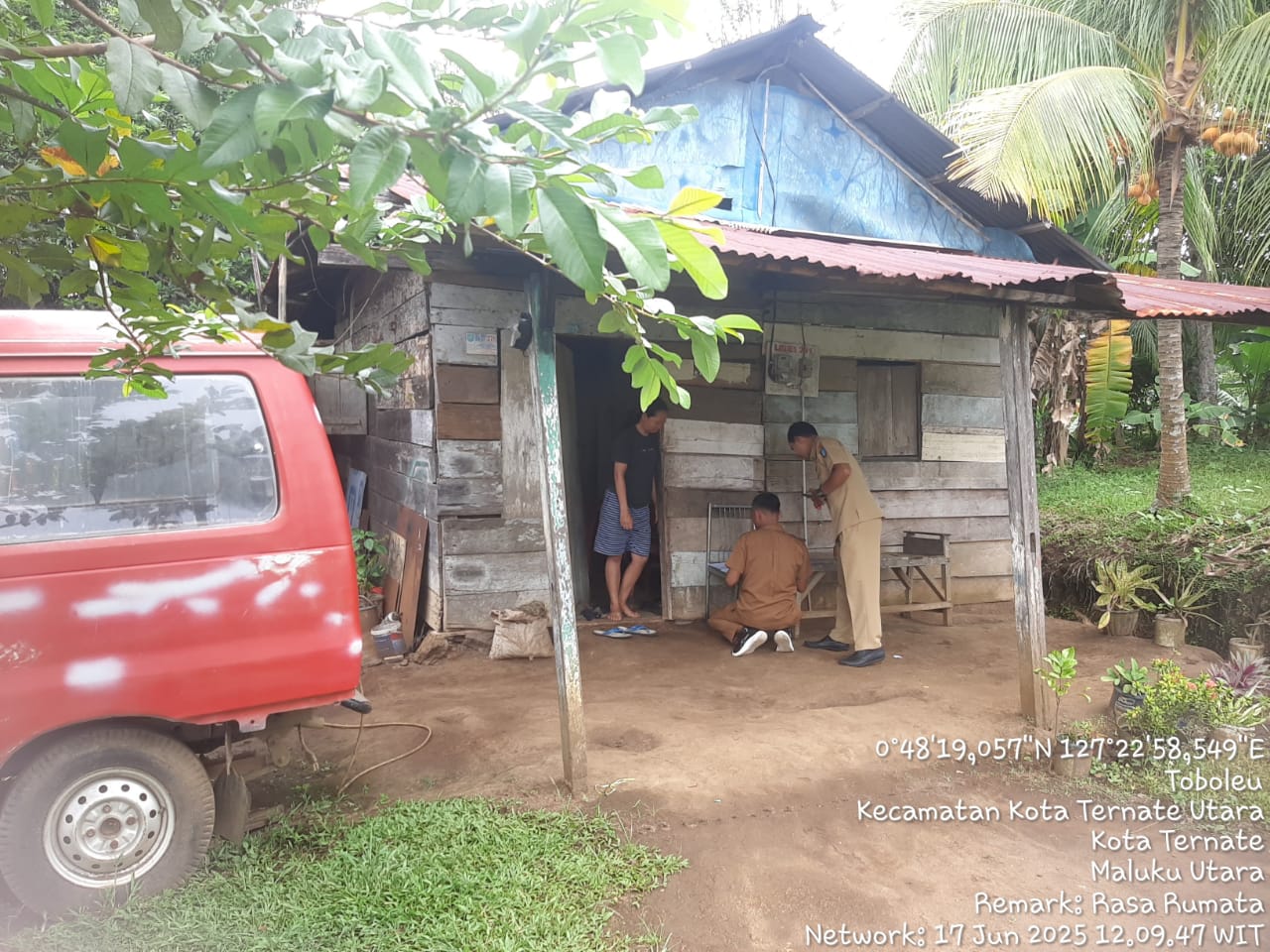Verifikasi Rumah Tidak Layak Huni Kecamatan Ternate Utara Tahun Anggaran 2025
